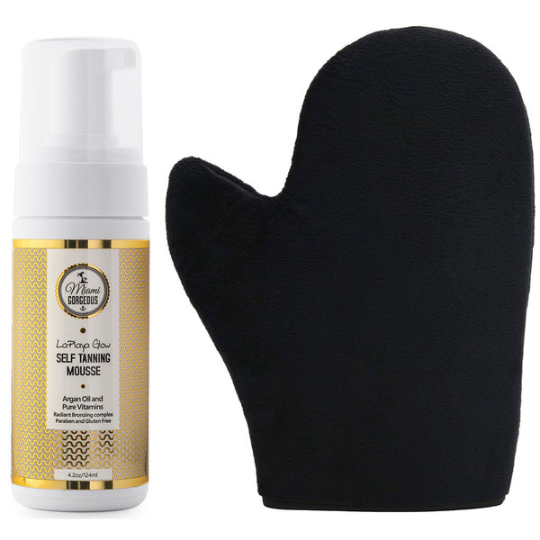 LaPlaya Glow Self Tanning Mousse with Mitt - Miami Gorgeous